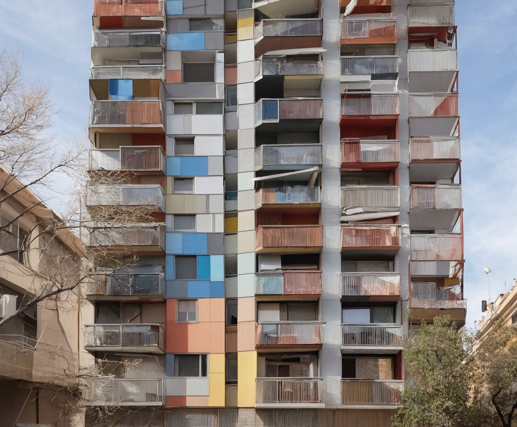 Incendio en edificio residencial en Barcelona