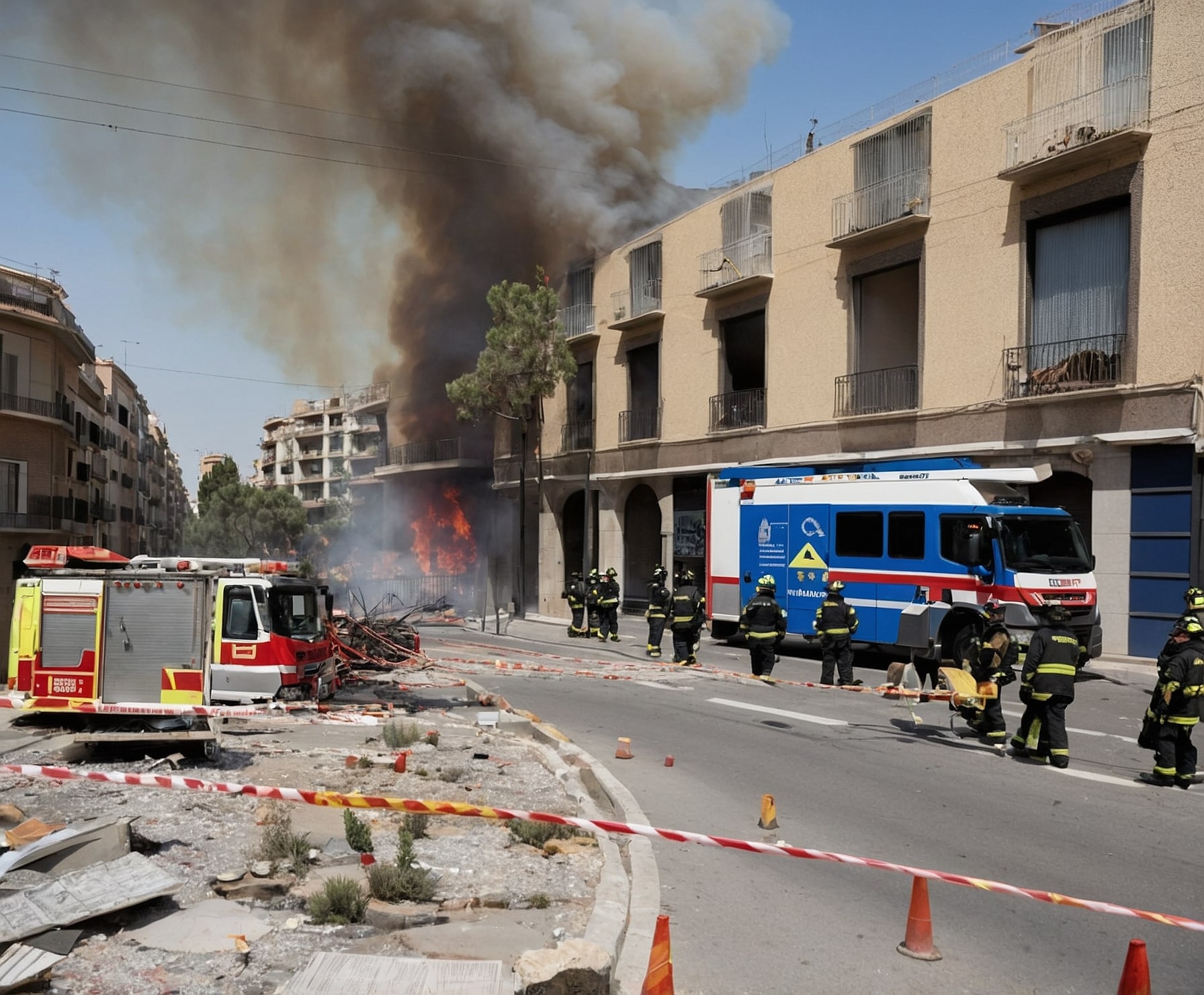 Incendios domésticos en Barcelona